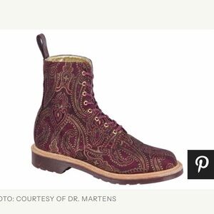 Dr. Martens 1460 Pascal Made in England — Paisley Brocade — UK 6 / US W 8